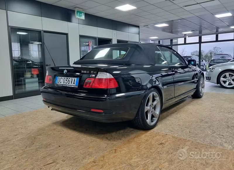 Usata BMW 320 Cabriolet 150 CV (110 kW) 2006 Nero Cabrio