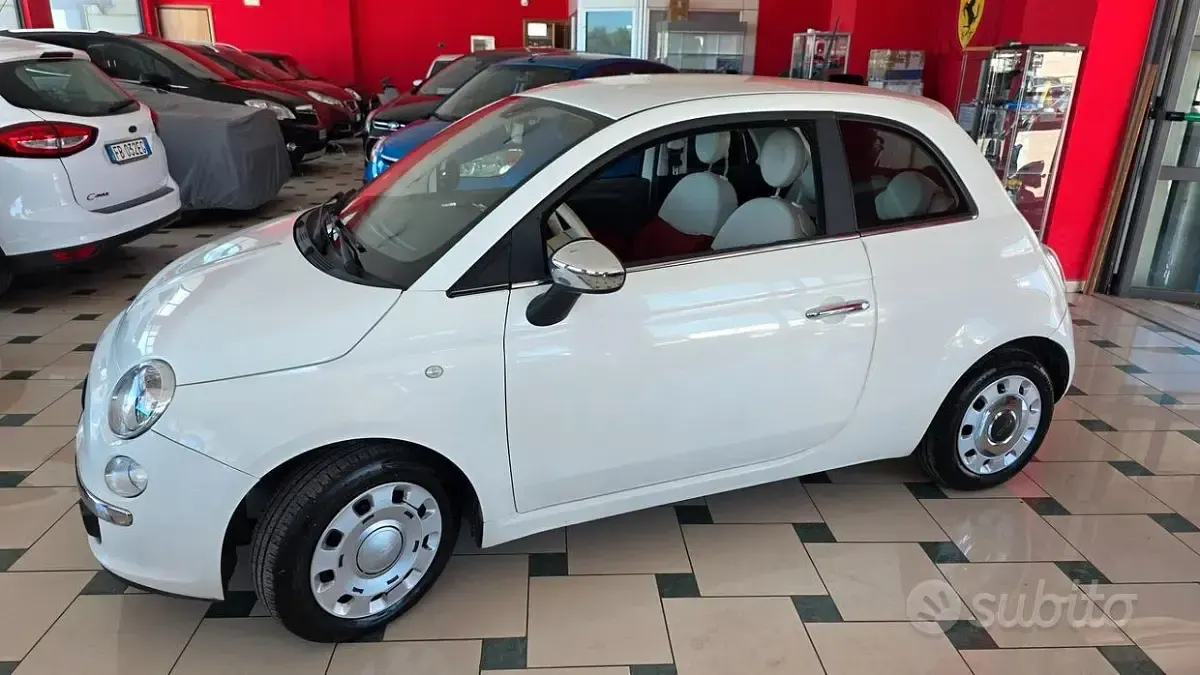 Usata Fiat 500 Lounge 69 CV (50 kW) 2013 Bianco Berlina