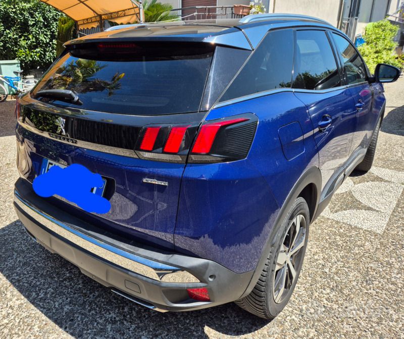 Usata Peugeot 3008 GT-line 131 CV (96 kW) 2019 Blu SUV