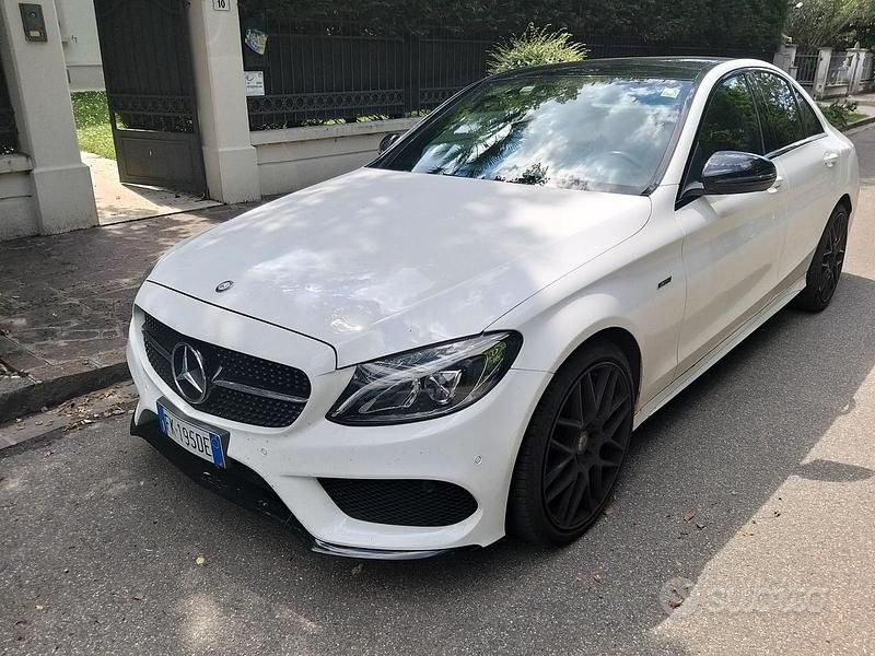 Usata Mercedes C43 AMG AMG 367 CV (269 kW) 2017 Bianco Berlina
