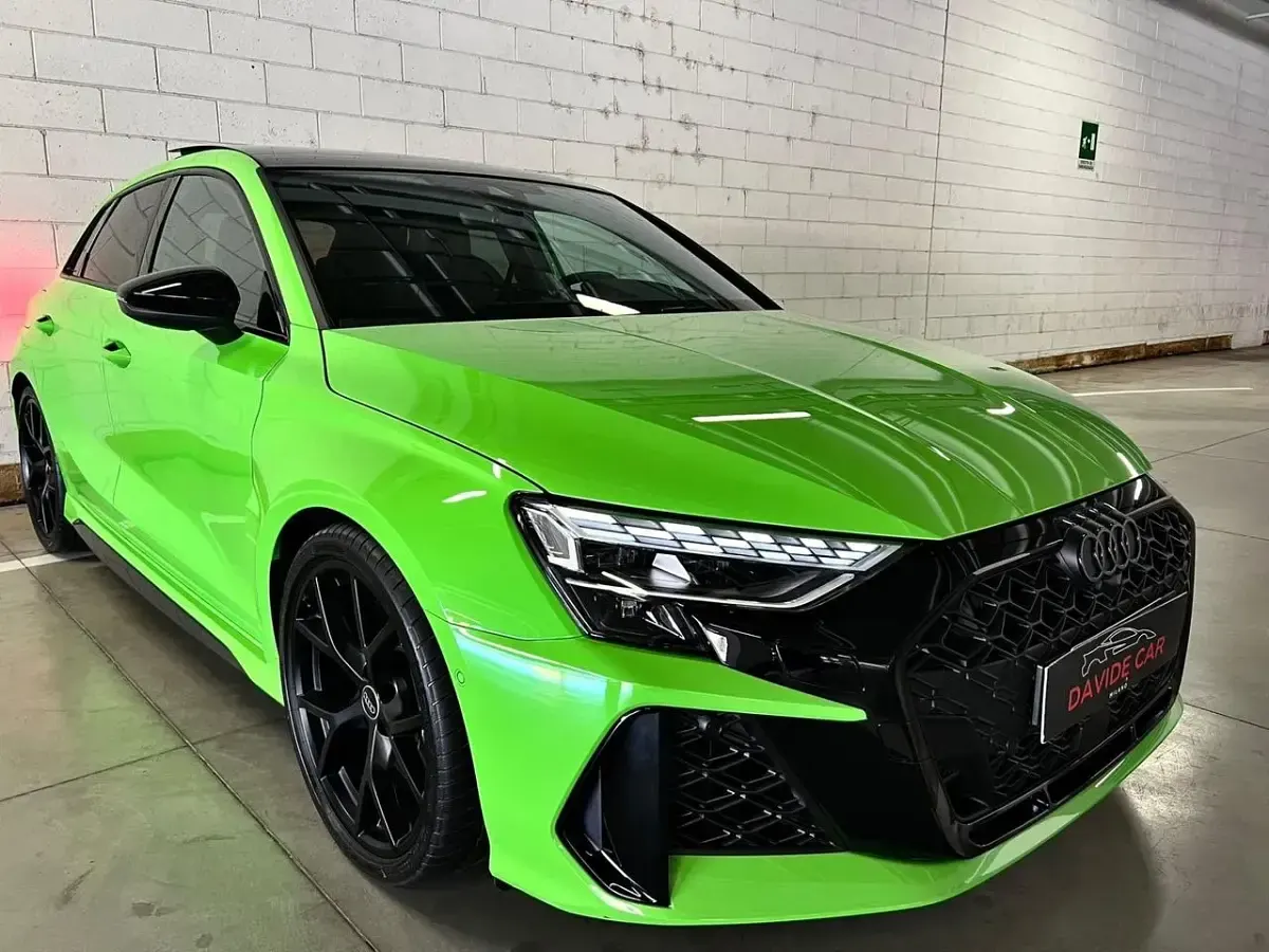 Usata Audi RS3 Design 399 CV (293 kW) 2025 Verde Berlina