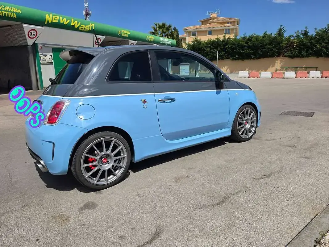 Usata Abarth 595 Turismo 159 CV (116 kW) 2015 Blu/azzurro Utilitaria