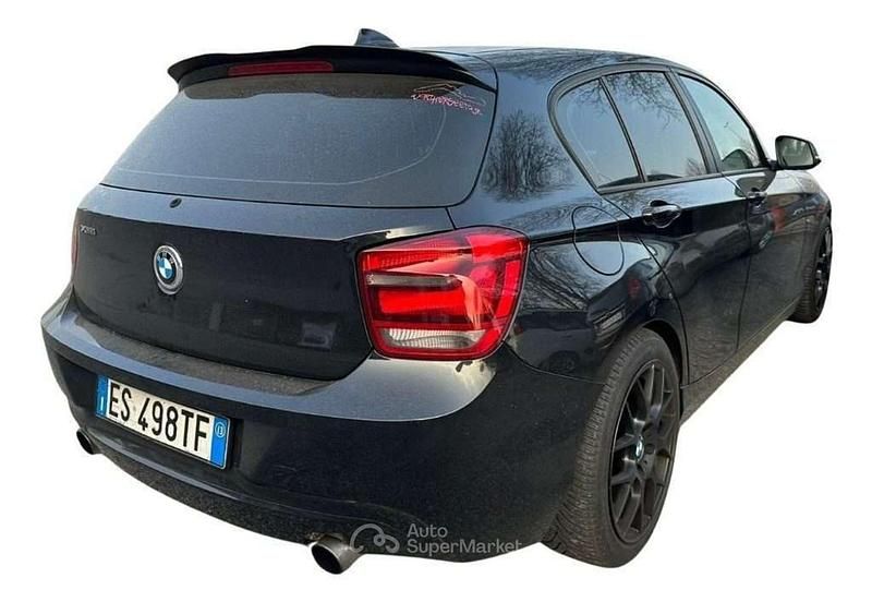 Usata BMW 118 Sport Line 143 CV (105 kW) 2013 Nero Utilitaria