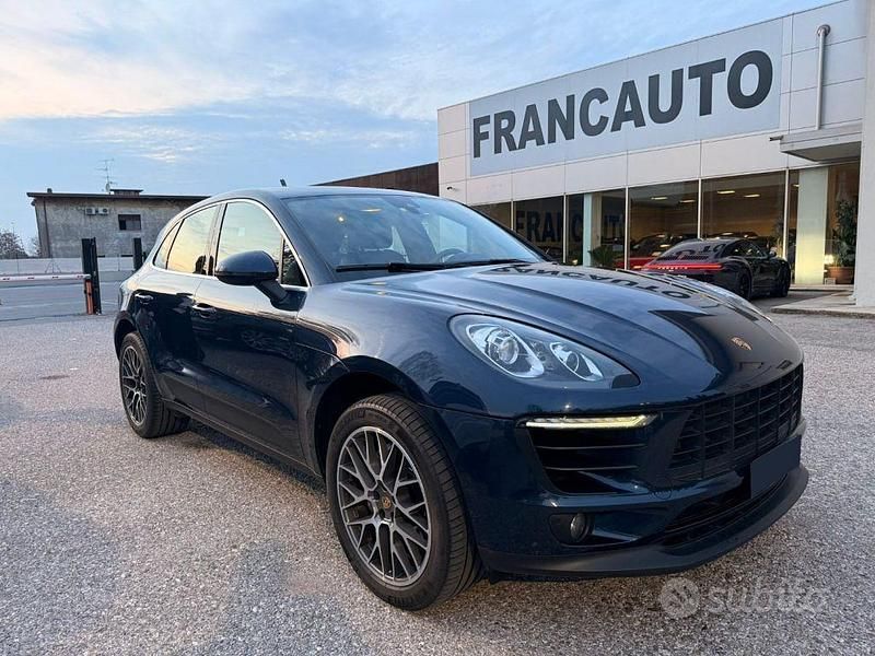Usata Porsche Macan 250 CV (183 kW) 2015 Blu SUV
