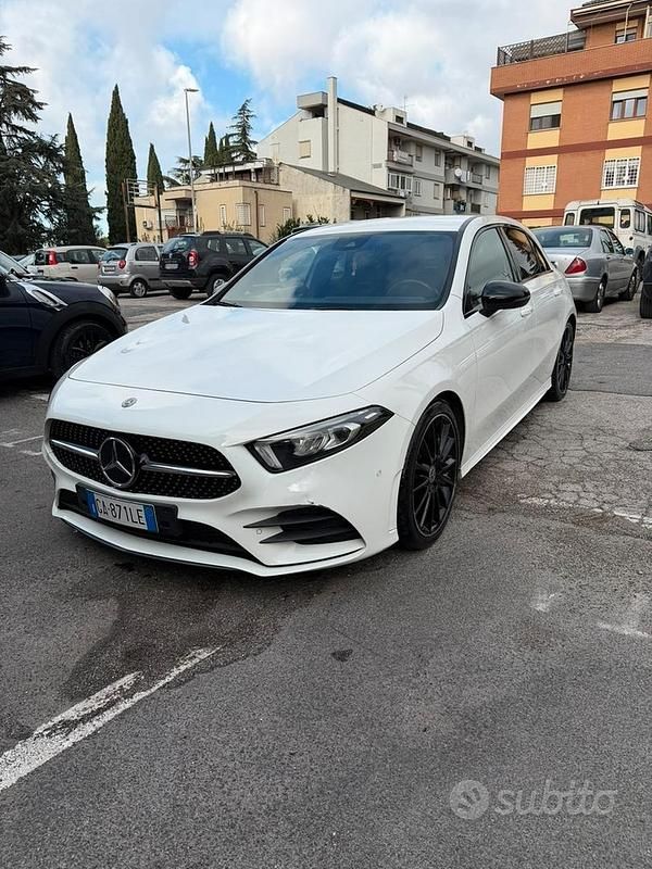 Usata Mercedes A180 Premium 116 CV (85 kW) 2020 Bianco Berlina
