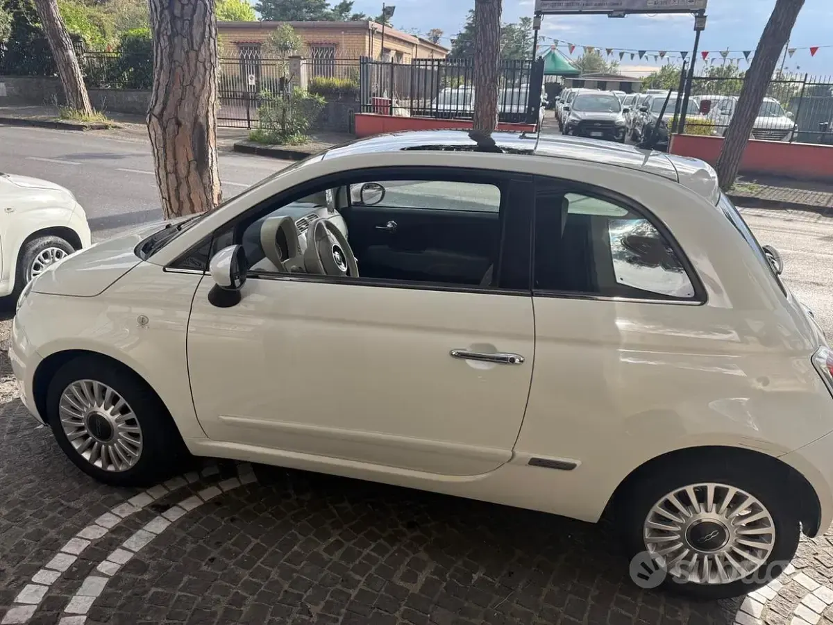 Usata Fiat 500 Lounge 69 CV (50 kW) 2013 Bianco Berlina