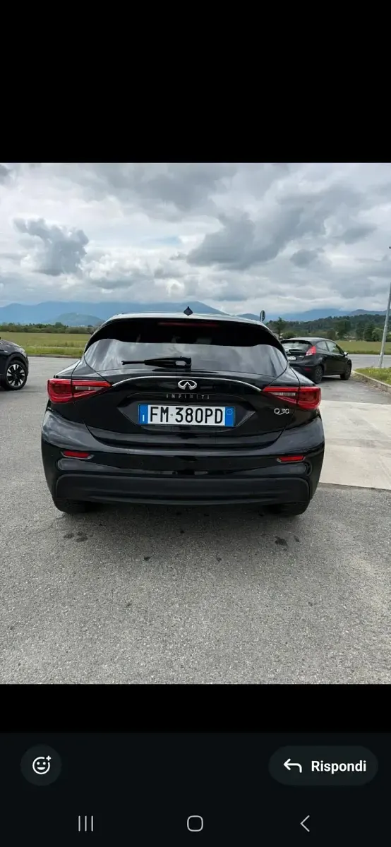 Usata Infiniti Q30 Premium 109 CV (80 kW) 2017 Nero Berlina
