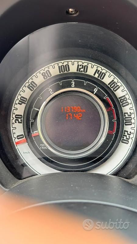 Usata Fiat 500 Pop 95 CV (69 kW) 2011 Bianco Utilitaria
