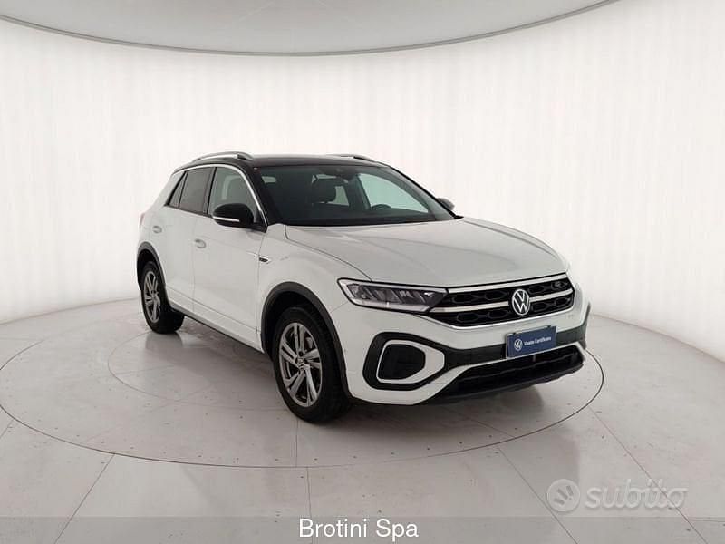 Usata VW T-Roc R-line 110 CV (80 kW) 2023 Bianco SUV