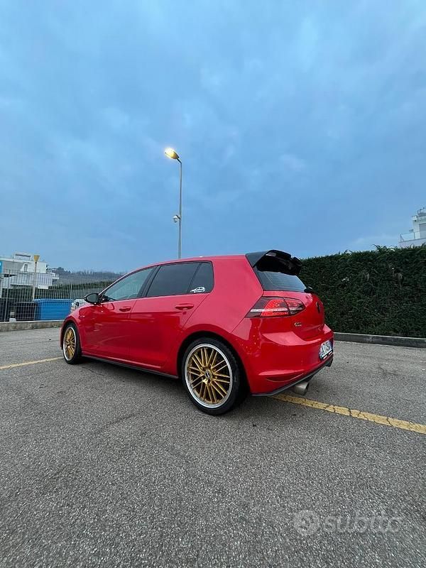 Usata VW Golf VII GTI 220 CV (161 kW) 2013 Rosso Berlina