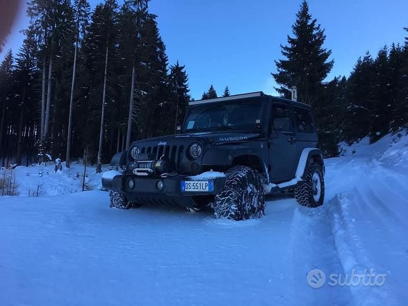 Usata Jeep Wrangler Rubicon 2008 Nero SUV