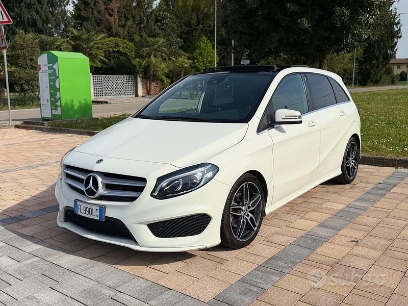 Usata Mercedes B180 Premium 109 CV (80 kW) 2017 Bianco Monovolume