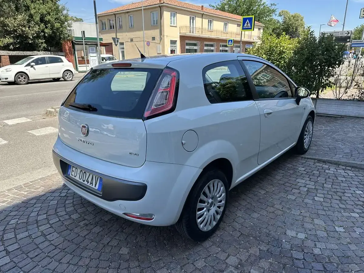 Usata Fiat Punto Evo Dynamic 75 CV (55 kW) 2010 Bianco Utilitaria