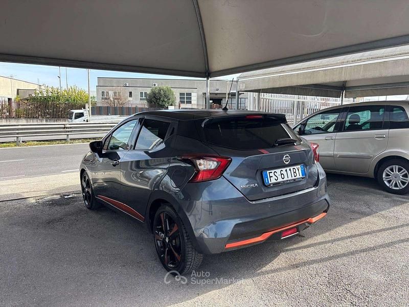 Usata Nissan Micra Tekna 90 CV (66 kW) 2019 Grigio Utilitaria