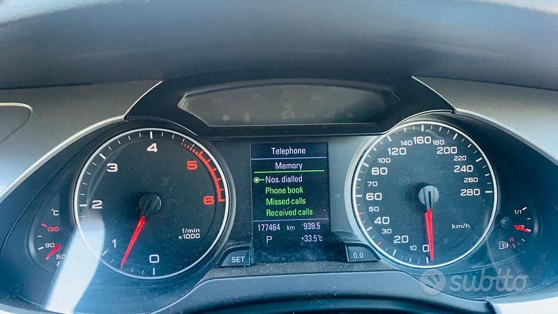 Usata Audi A4 S-Line 190 CV (139 kW) 2008 Nero Berlina