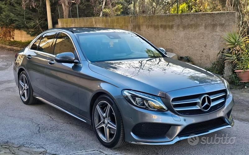 Usata Mercedes C220 Premium 170 CV (125 kW) 2017 Grigio Berlina