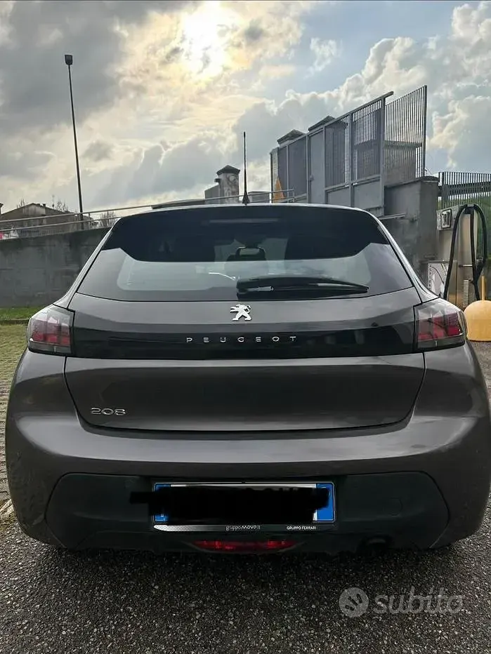Usata Peugeot 208 75 CV (55 kW) 2020 Grigio Utilitaria