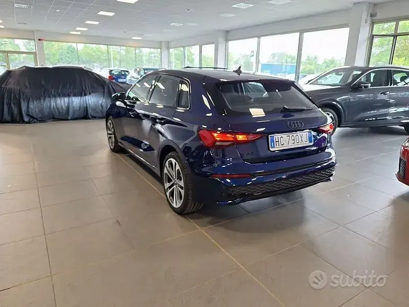 Ny Audi A3 Advanced Plus 150 HK (110 kW) 2026 Blå Sedan