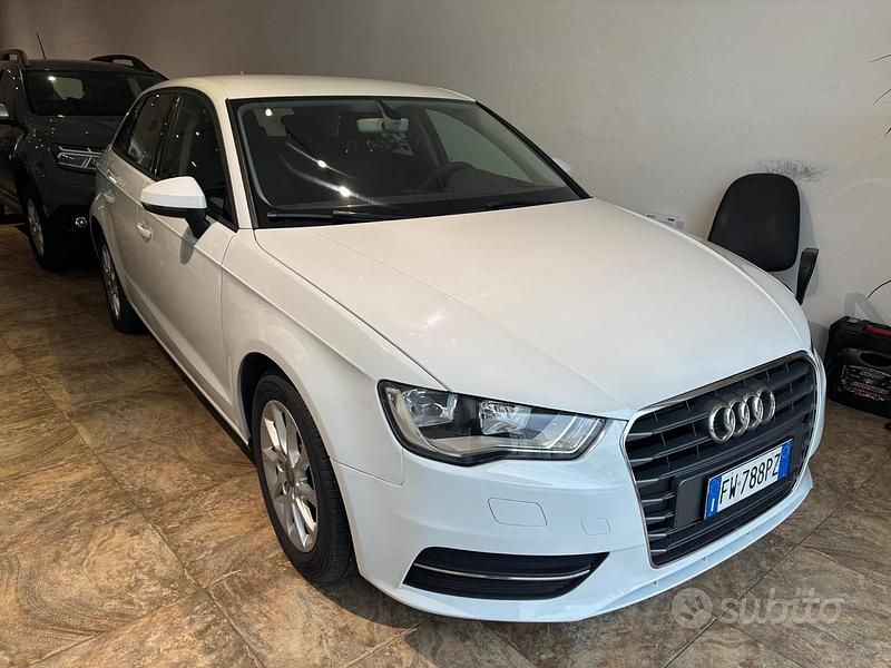 Usata Audi A3 Ambition 110 CV (80 kW) 2016 Bianco Berlina