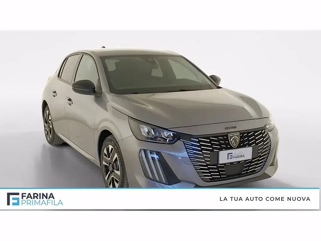 Usata Peugeot 208 Allure 101 CV (74 kW) 2025 Grigio artense Utilitaria