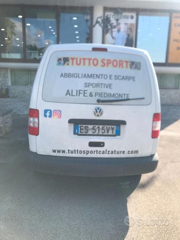 Usata VW Caddy 109 CV (80 kW) 2010 Bianco Monovolume