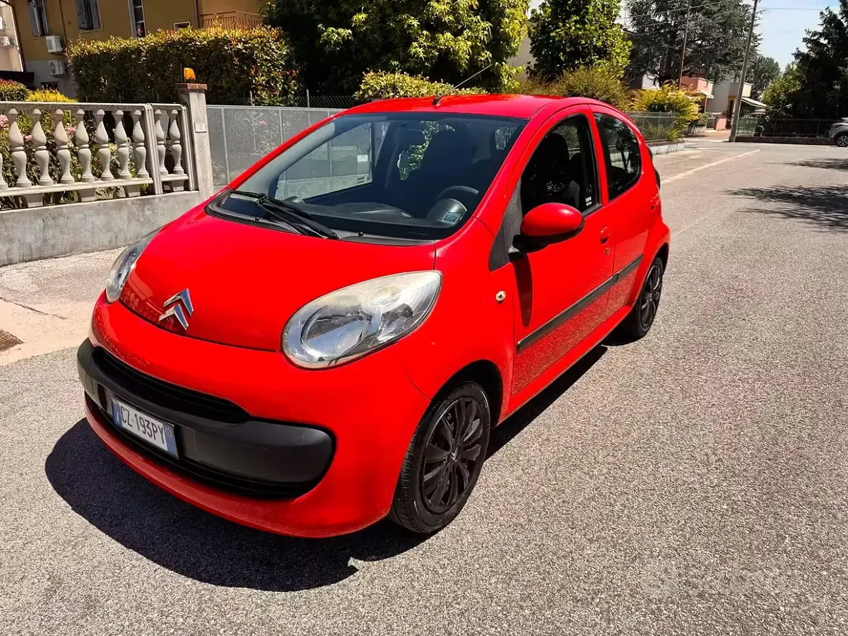Usata Citroën C1 68 CV (50 kW) 2007 Rosso Utilitaria