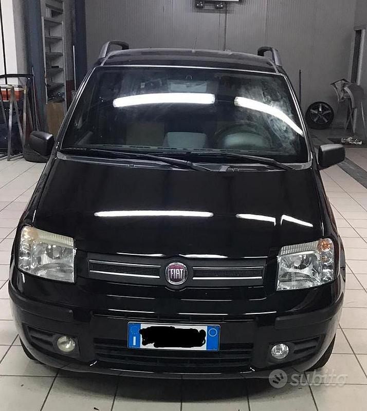 Usata Fiat Panda 2008 Nero Utilitaria