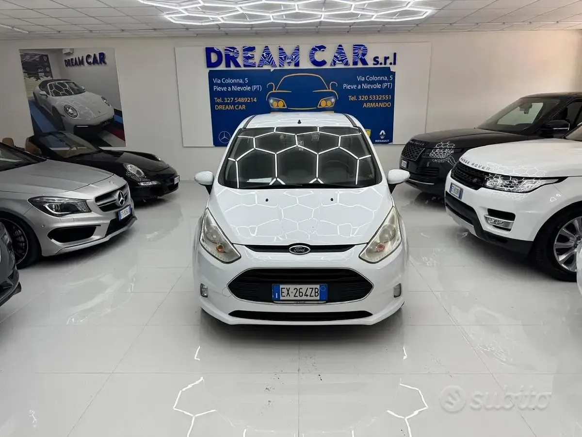 Usata Ford B-MAX 75 CV (55 kW) 2014 Bianco Monovolume