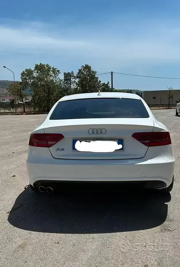 Usata Audi A5 170 CV (125 kW) 2010 Bianco Coupé