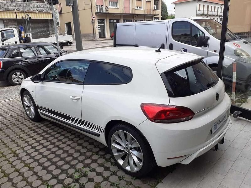 Usata VW Scirocco R-line 209 CV (153 kW) 2009 Bianco Coupé