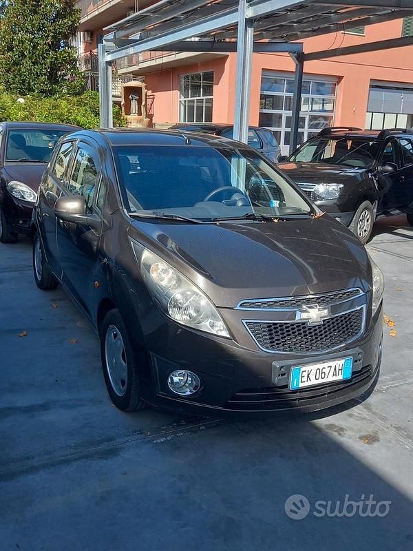 Usata Chevrolet Spark LS 68 CV (50 kW) 2011 Marrone Utilitaria