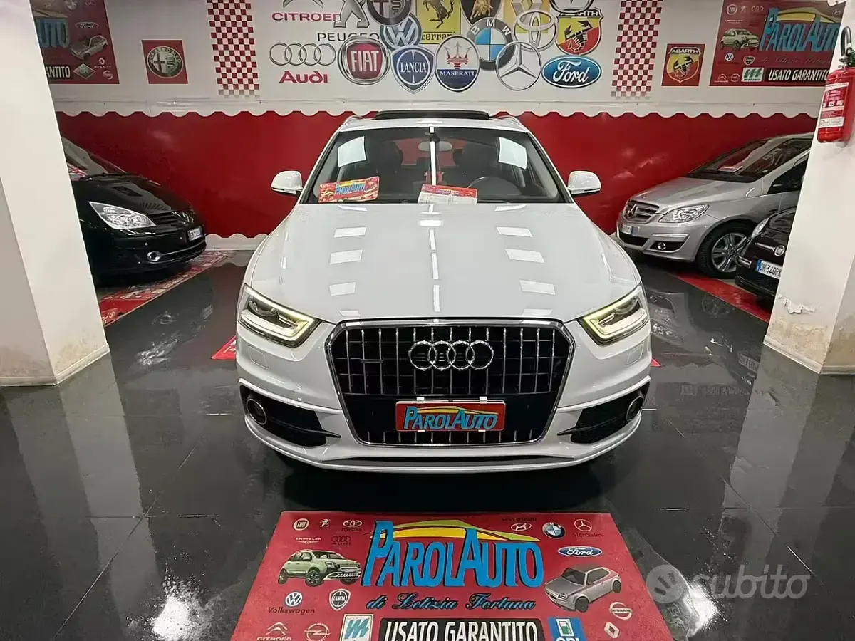 Usata Audi Q3 S-Line 140 CV (102 kW) 2014 Bianco SUV