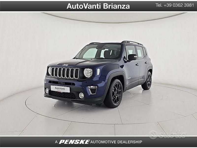 Usata Jeep Renegade Limited 150 CV (110 kW) 2021 Blu SUV