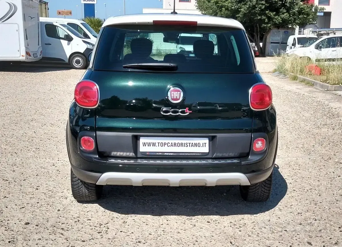 Usata Fiat 500L Trekking 95 CV (69 kW) 2016 Verde Monovolume