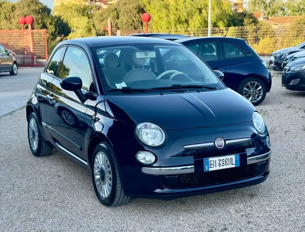 Usata Fiat 500 85 CV (62 kW) 2012 Blu Berlina
