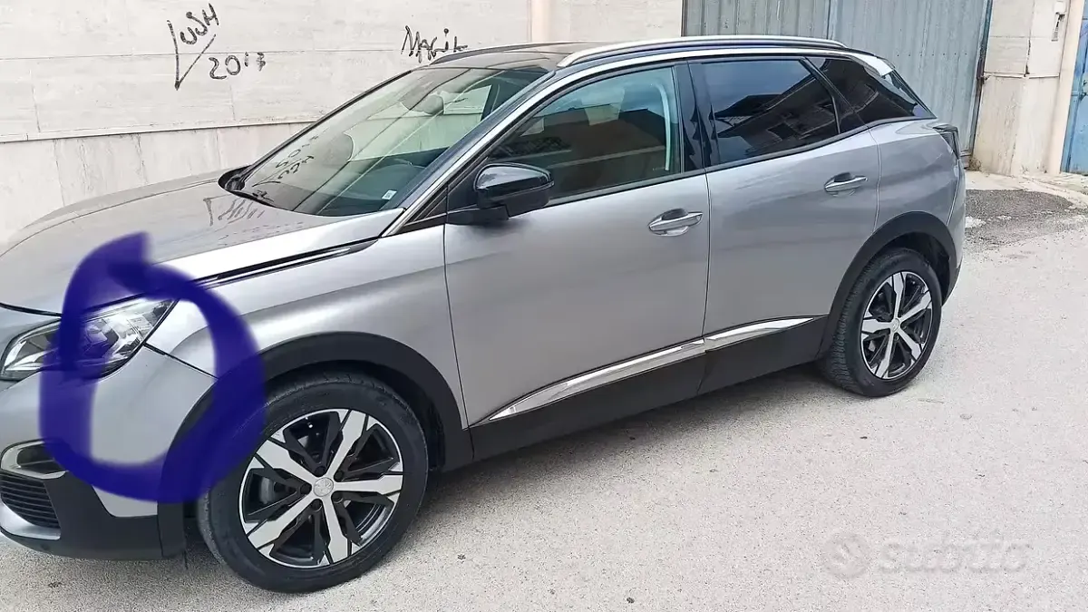Usata Peugeot 3008 131 CV (96 kW) 2019 Grigio SUV