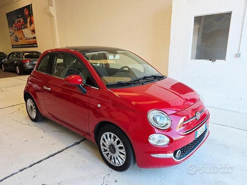 Usata Fiat 500 Lounge 69 CV (50 kW) 2015 Rosso Berlina