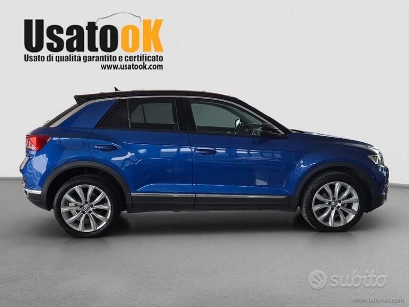 Usata VW T-Roc Advance 150 CV (110 kW) 2019 Blu SUV