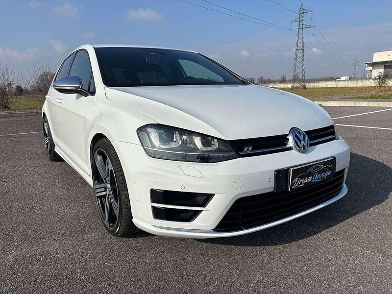 Usata VW Golf VII R 300 CV (220 kW) 2014 Bianco Utilitaria
