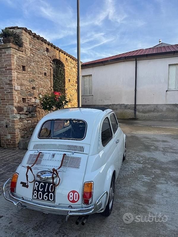 Usata Fiat Cinquecento 1970 Bianco Utilitaria