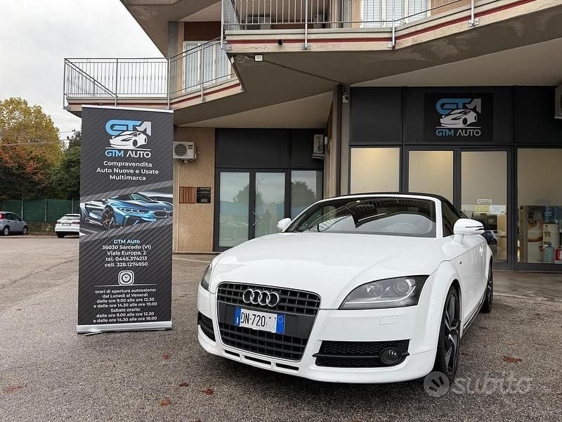 Bianco Usata 2008 Audi TT Roadster Advanced Plus Cabrio | 10.500 € (Buon prezzo) - Immagine 1/4