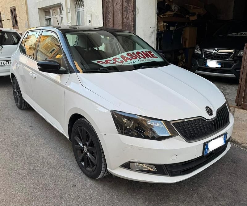Usata Skoda Fabia 59 CV (43 kW) 2017 Bianco Berlina