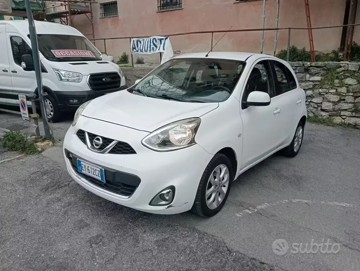Usata Nissan Micra 80 CV (58 kW) 2015 Bianco Utilitaria