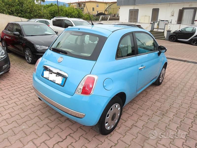 Usata Fiat 500 95 CV (69 kW) 2012 Blu Utilitaria