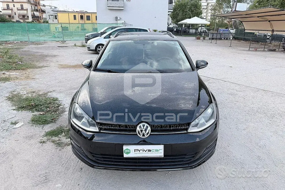 Usata VW Golf VII Trendline 90 CV (66 kW) 2015 Nero Station wagon