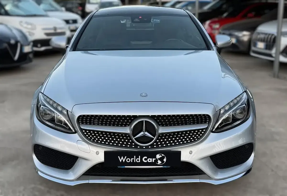 Usata Mercedes C250 Premium Plus 204 CV (150 kW) 2017 Argento Coupé