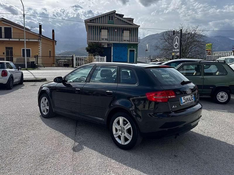 Usata Audi A3 Ambition 90 CV (66 kW) 2011 Nero Utilitaria