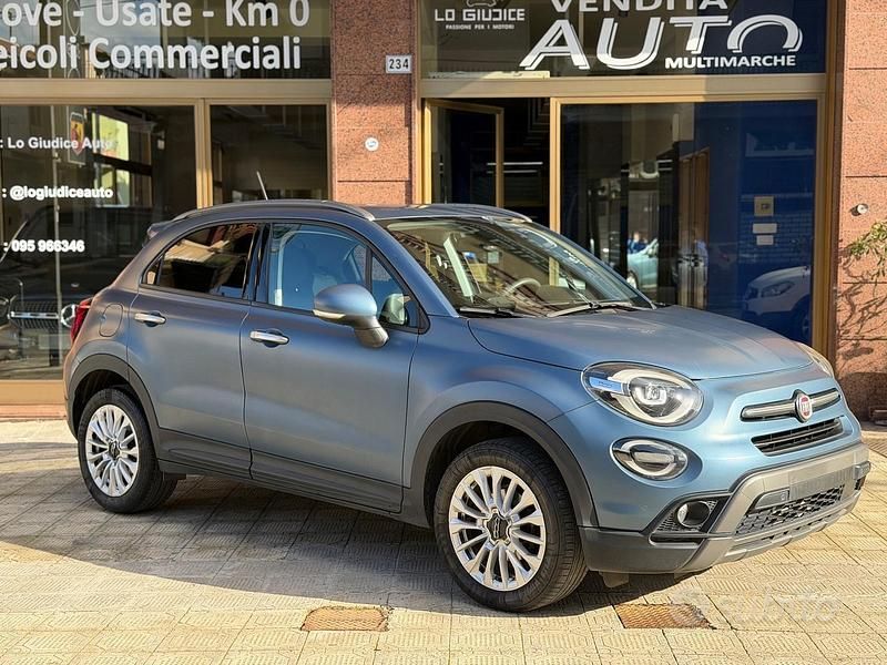 Usata Fiat 500X 120 CV (88 kW) 2019 Blu SUV