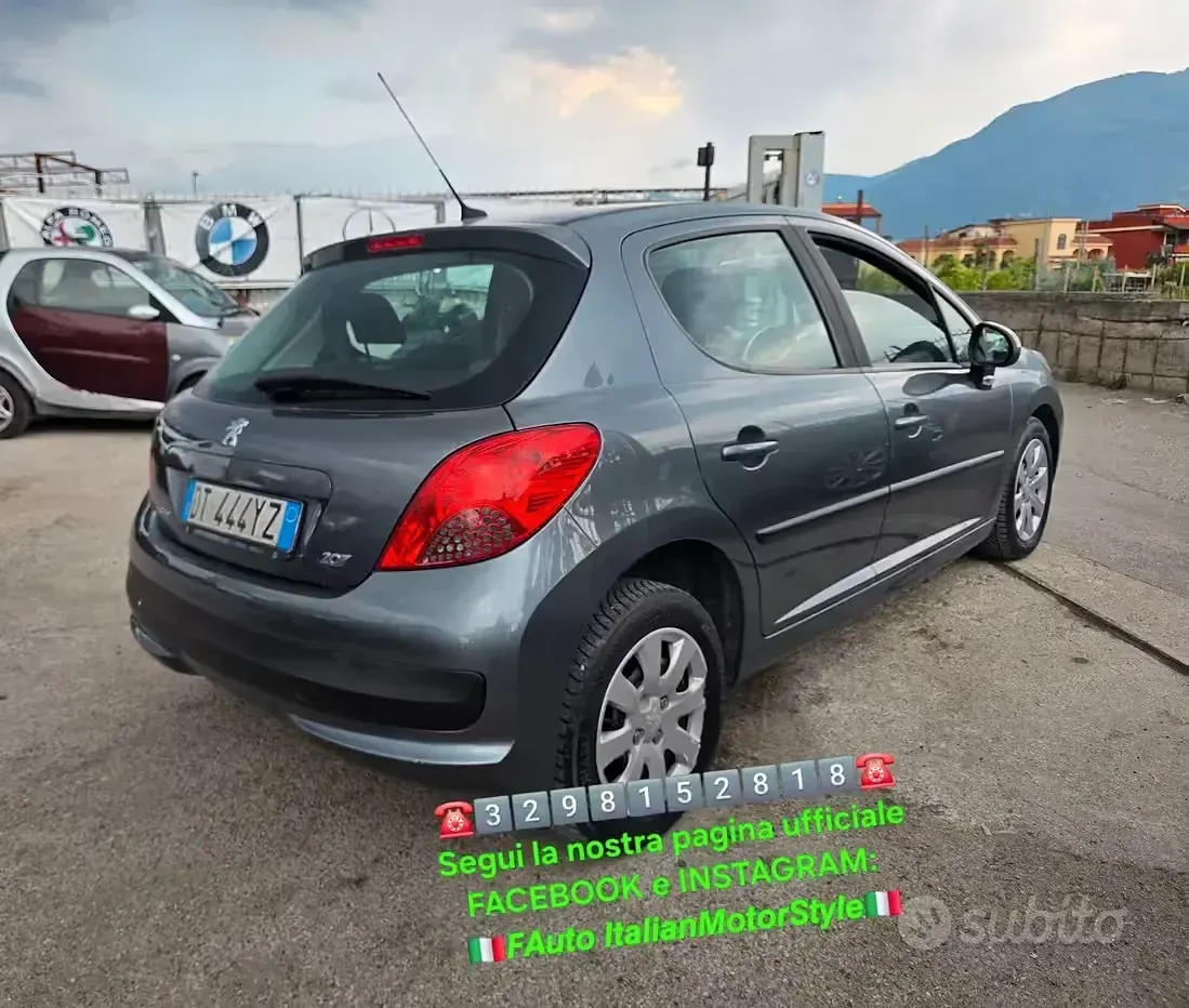 Usata Peugeot 207 95 CV (69 kW) 2009 Grigio Berlina