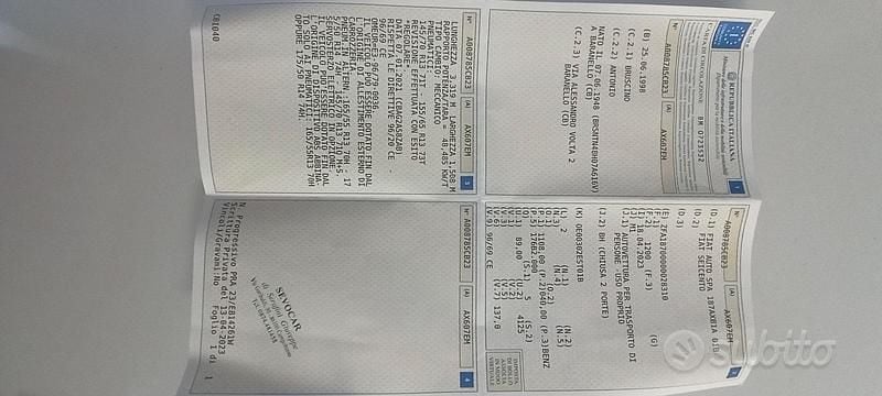 Usata 1998 Fiat 600 Due volumi | 750 € - Immagine 1/4